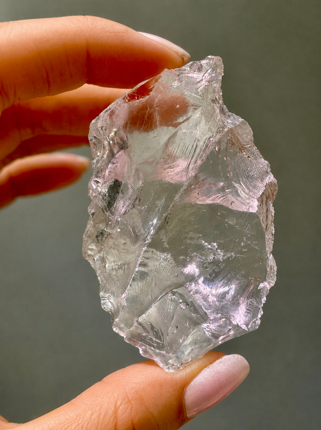 Azeztulite Kristall ca. 6,1 × 4,1  cm | Lichtstein für göttliche Verbindung