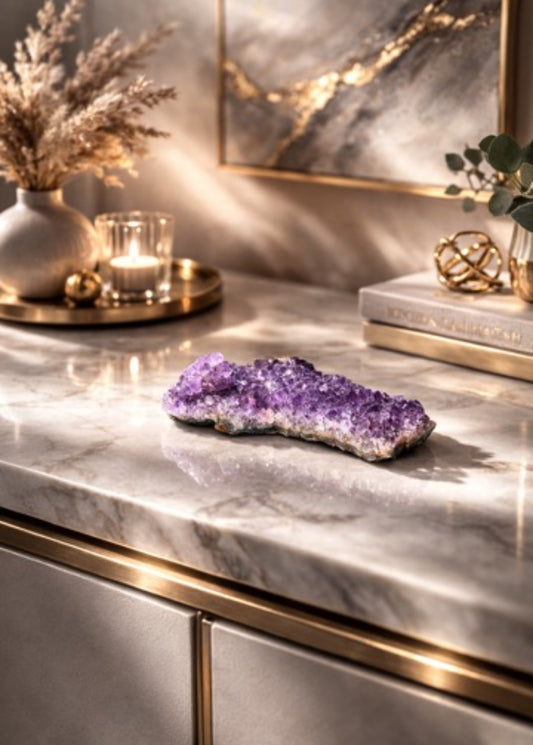 Uruguay Amethyst 13 x 7,5 cm – 271 g Naturgewachsene Kristallformation