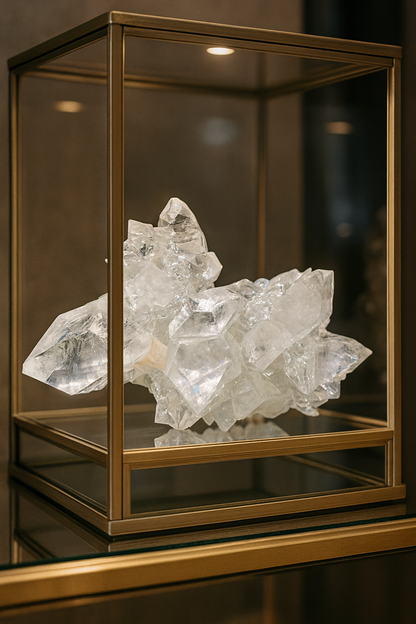 Diamond Apophyllite – Glasklares Traumstück in Museumsqualität 💎