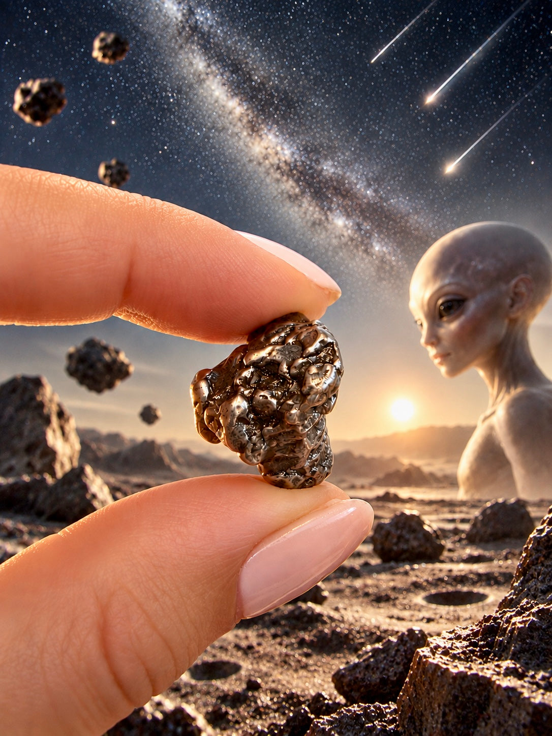 Campo del Cielo Meteorit aus Argentinien mit Echtheitszertifikat