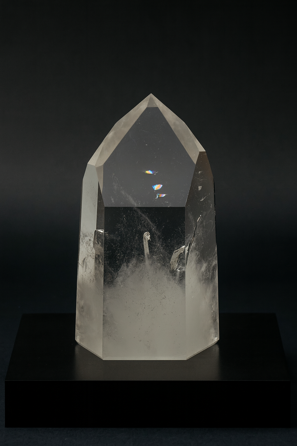 Exklusive ganz klare Phantom-Quarz-Spitze 💎 - 8.6cm, 237g