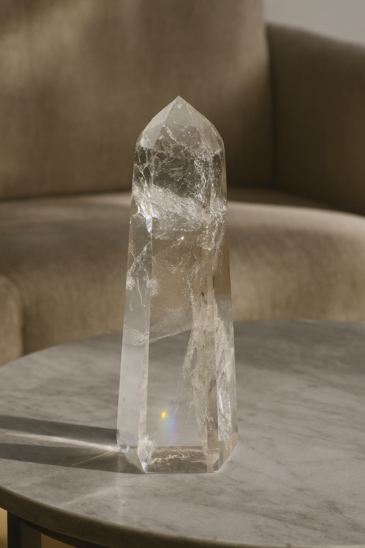 Bergkristallspitze (ultra klar!) - 21cm, 993g