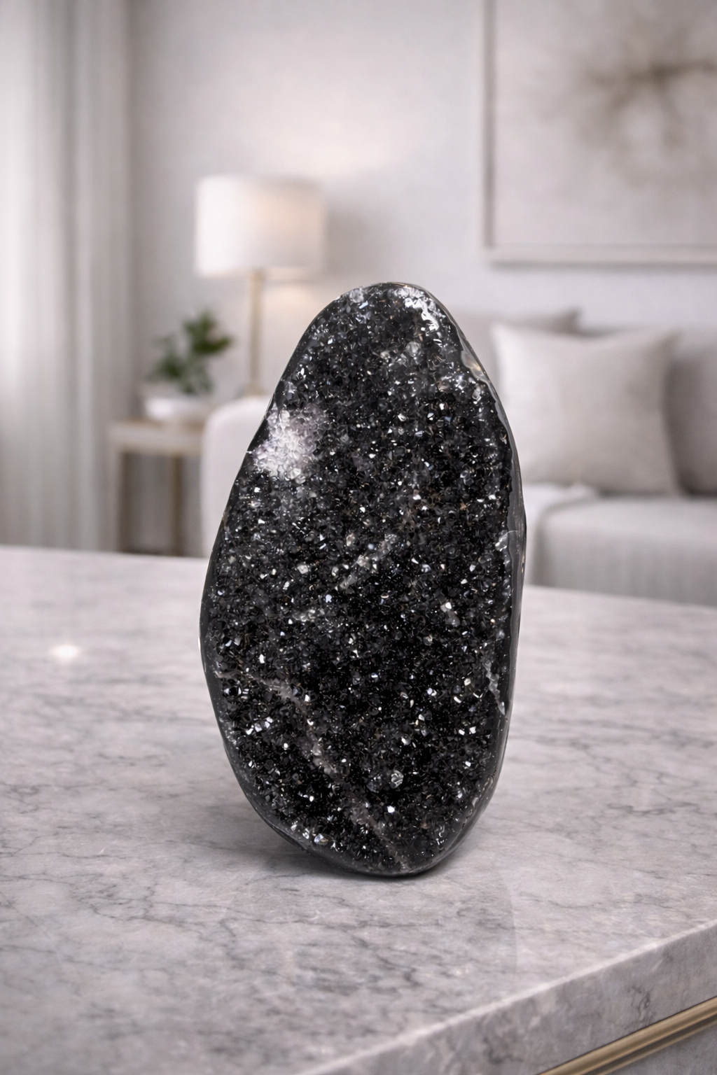 Rainbow Amethyst Cutbase - 12cm, 478g