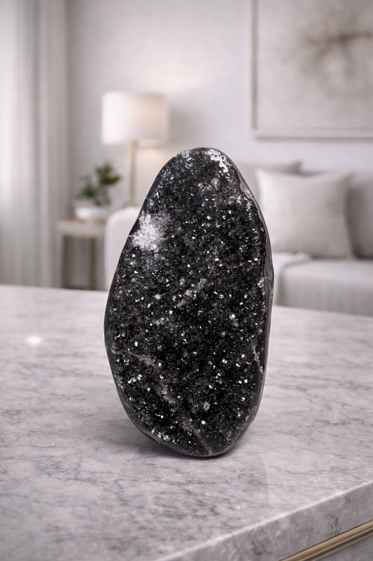 Rainbow Amethyst Cutbase - 12cm, 478g