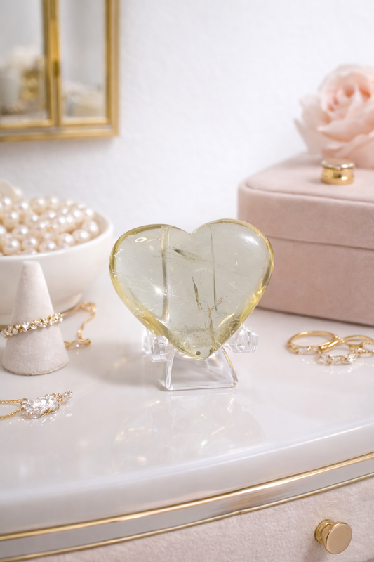 Bezauberndes Citrin Herz - 4.5cm