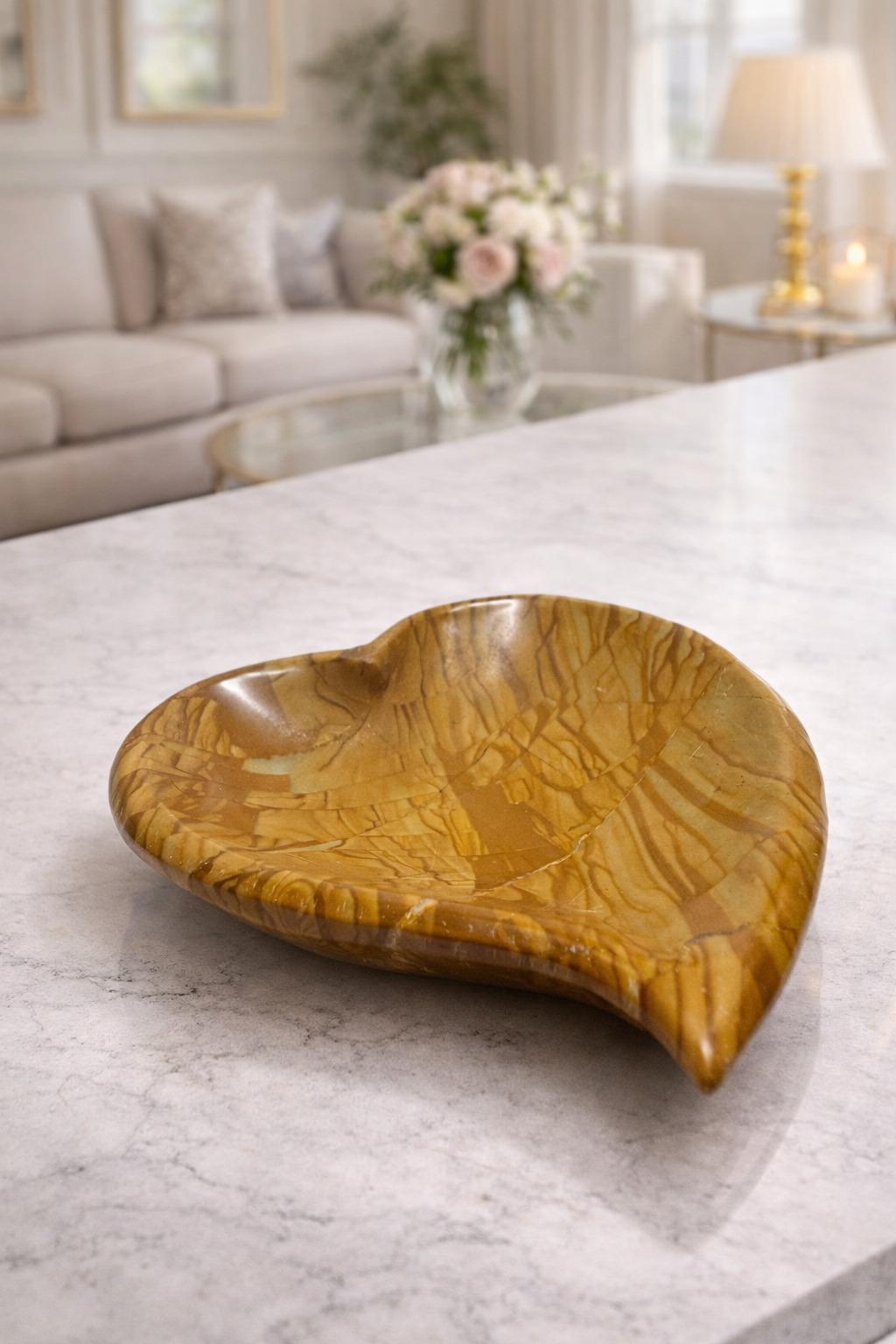 Picture Jasper-Schale in Herzform 🤎