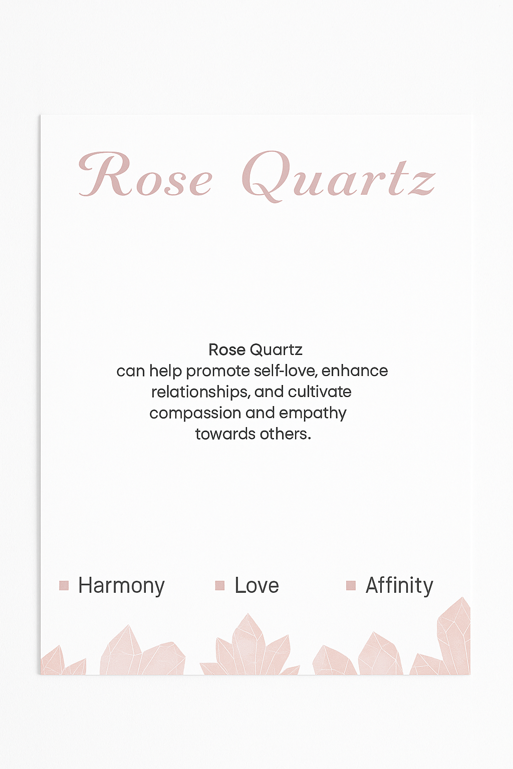 Rosenquarz Armband 19 cm – sanfte Herzenergie & Selbstliebe 💗🌸