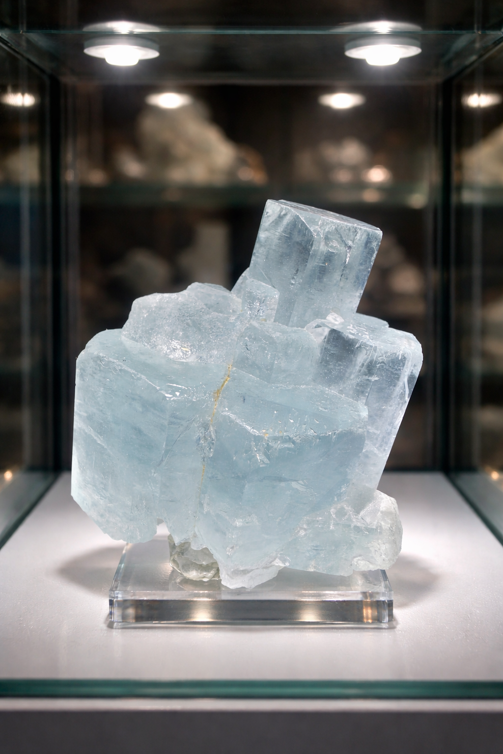 Glasklarer Aquamarin-Edelstein – seltenes Naturwunder aus Pakistan