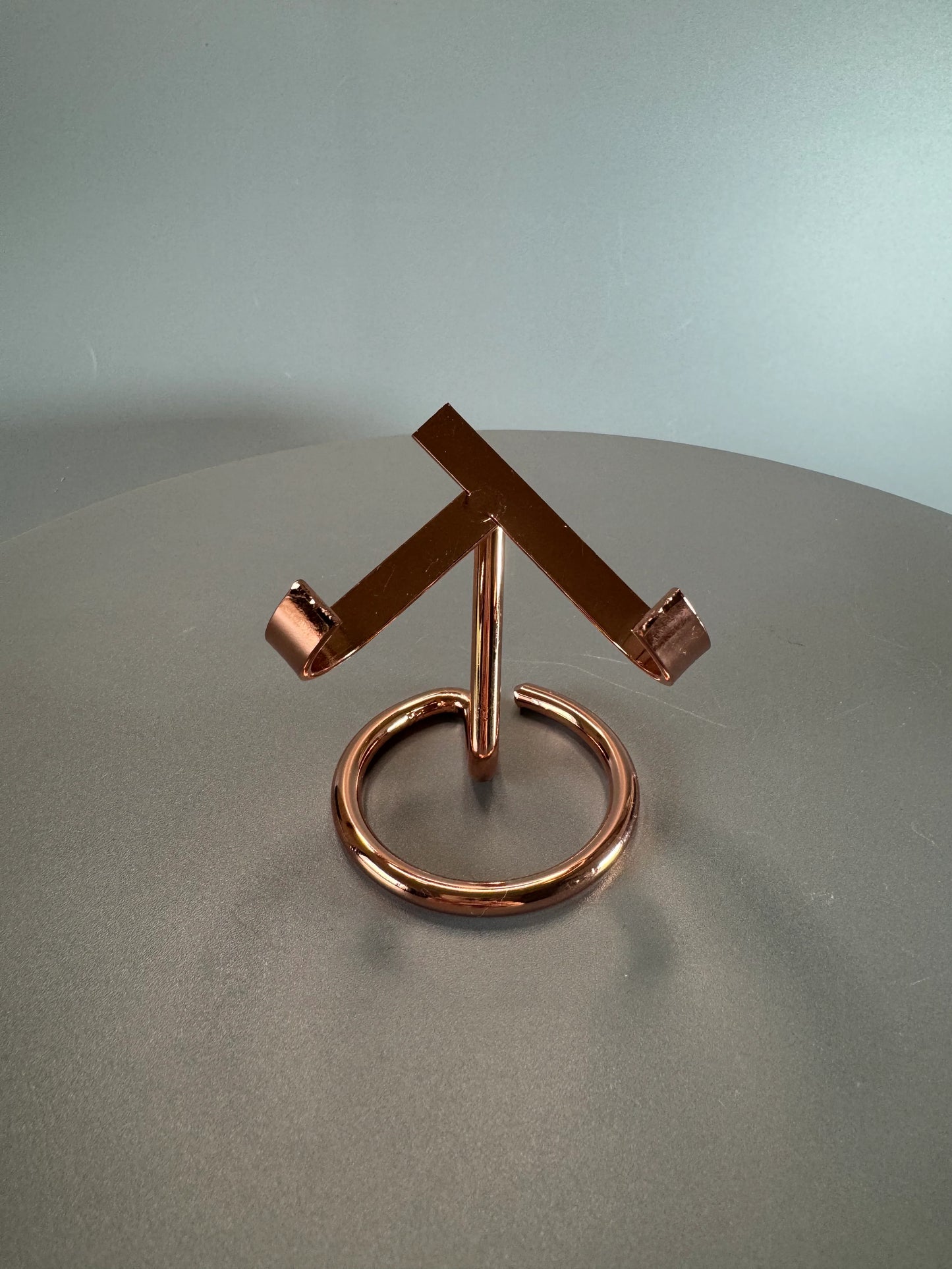 Kristallständer für Herzen – Rosegold Halter S, M & L