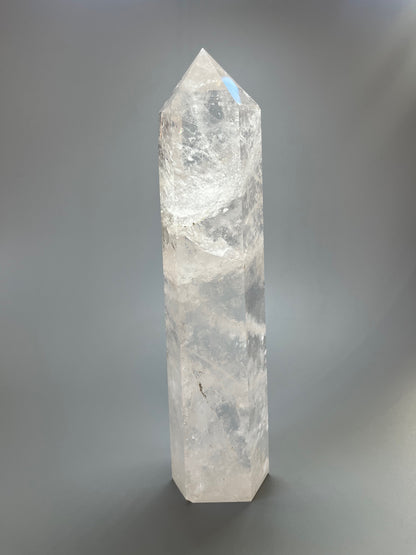 Riesige Bergkristall Spitze 29 cm 1.99 kg | 1A-Qualität extra klarer Quarz aus Brasilien
