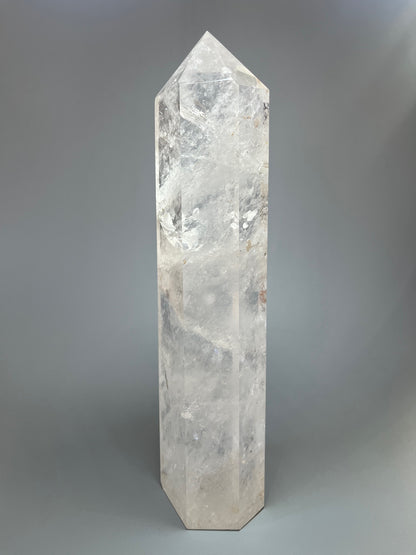 Riesige Bergkristall Spitze 29 cm 1.99 kg | 1A-Qualität extra klarer Quarz aus Brasilien