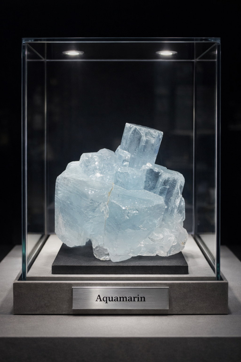 Glasklarer Aquamarin-Edelstein – seltenes Naturwunder aus Pakistan