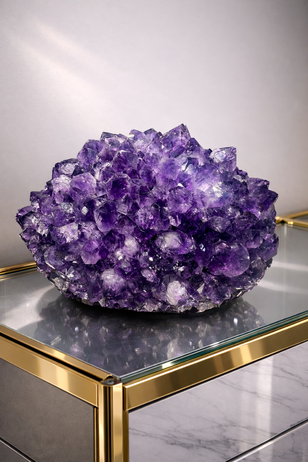 Riesige Amethystblüte aus Uruguay – Stalaktit-Kristall 4 kg