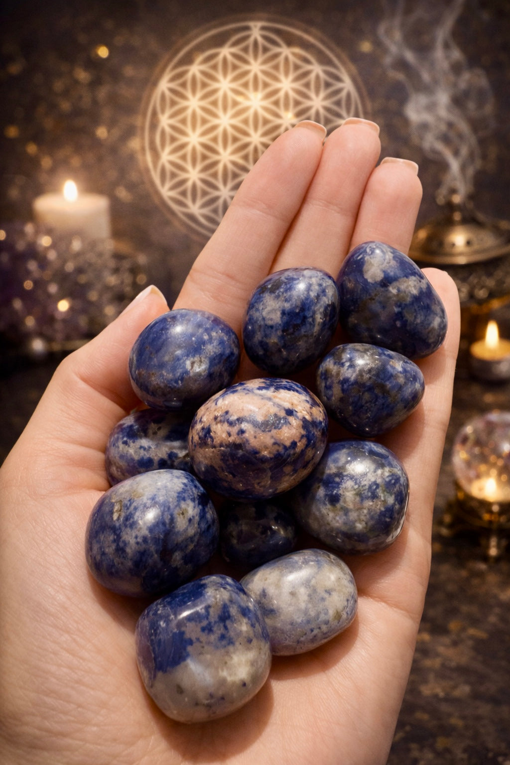 Sodalit Trommelsteine 2.5 cm – Klarheit, Intuition & innere Balance