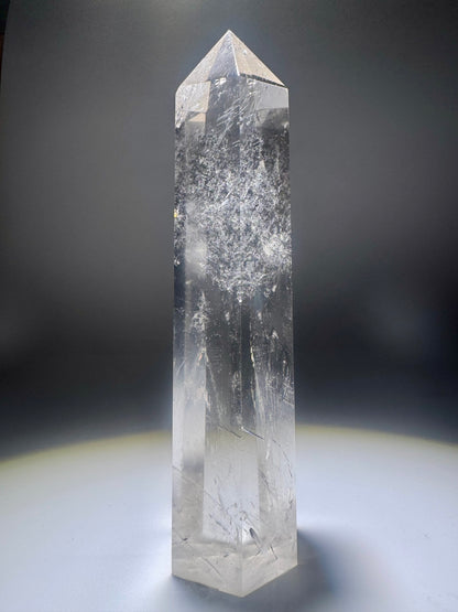 Sehr klare Bergkristall Spitze - 14cm, 265g