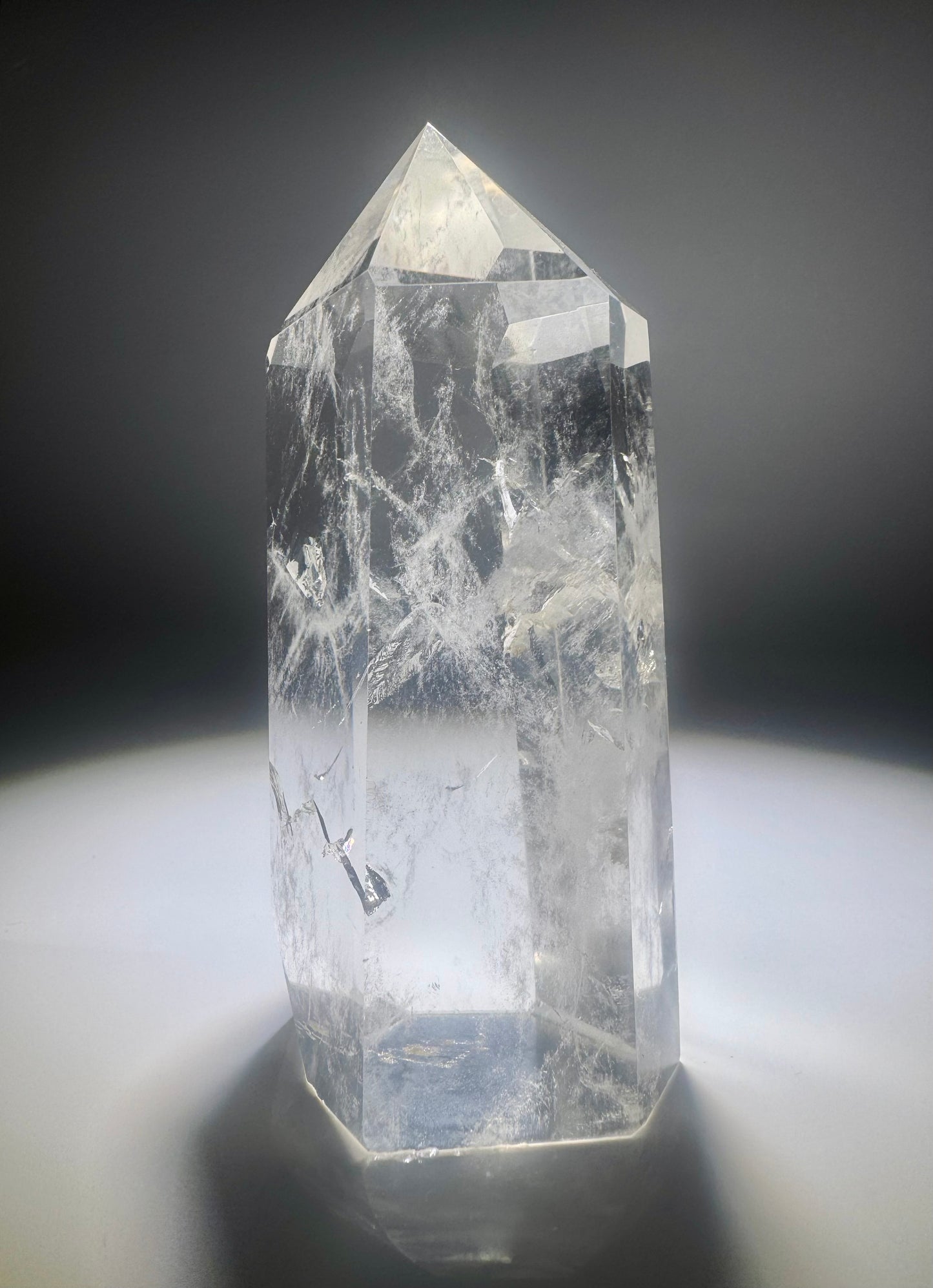 Bergkristall Spitze aus Brasilien 10 cm – Kristall kaufen Schweiz