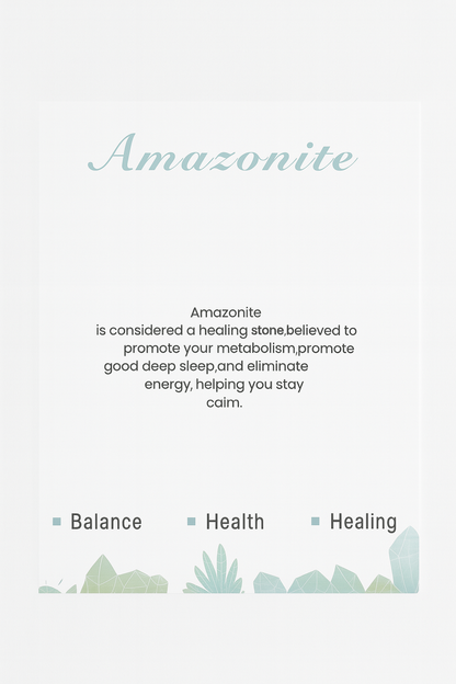 Amazonite bracelet 19 cm – gemstone bracelet for harmony, inner peace &amp; balance 🌿