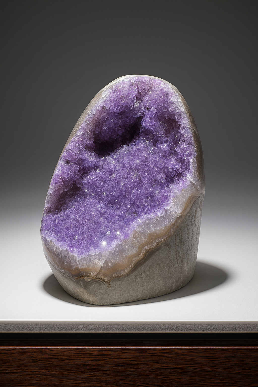 Rainbow Amethyst Cutbase - 7.5cm, 372g