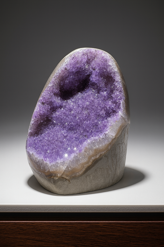 Rainbow Amethyst Cutbase - 7.5cm, 372g
