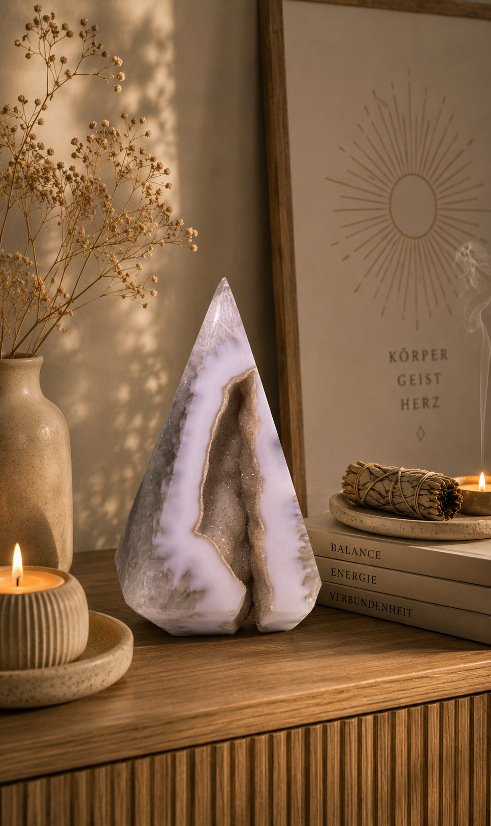 Achat-Diamant aus Brasilien – 17 cm | 1,07 kg 🤍