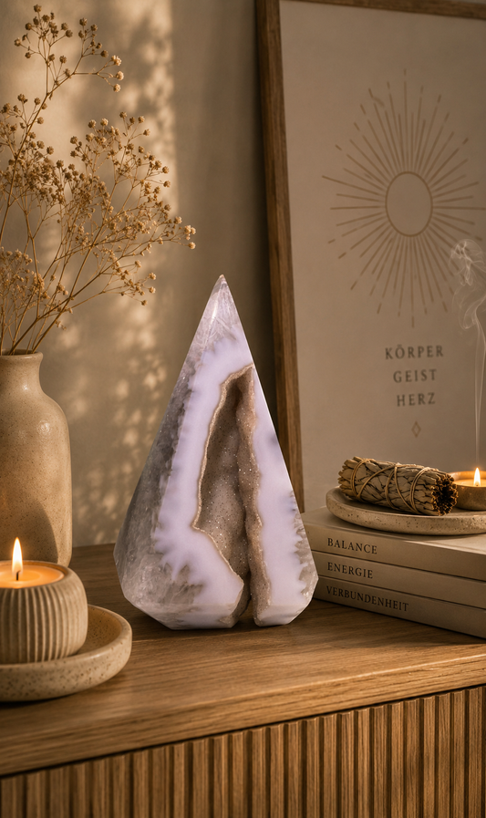 Achat-Diamant aus Brasilien – 17 cm | 1,07 kg 🤍
