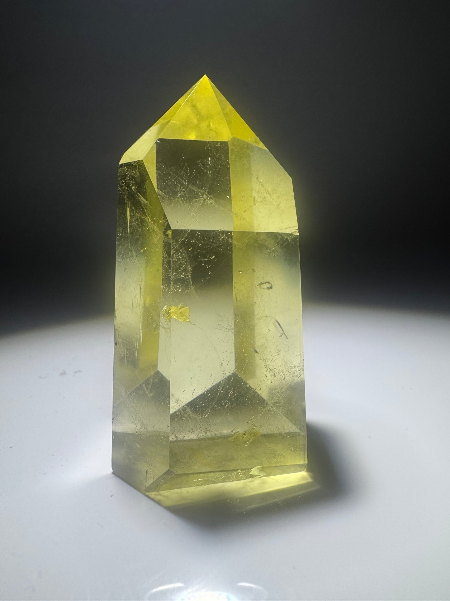 Citrin Spitze (extra klar) - 7cm, 123g