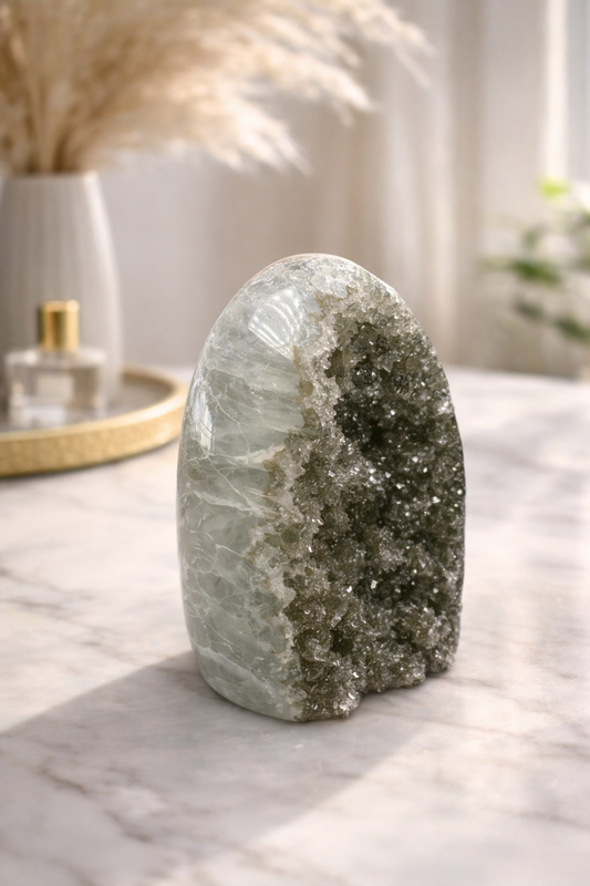 Rainbow Amethyst Cutbase - 9cm, 418g