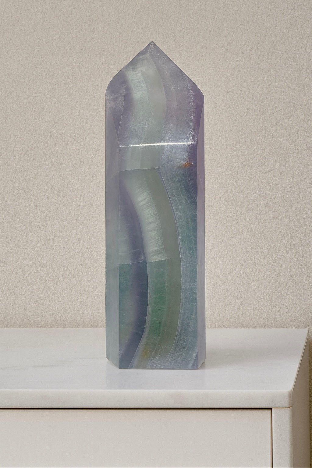 Wunderschöne Pastel Fluorit Spitze - 12.6cm, 337g