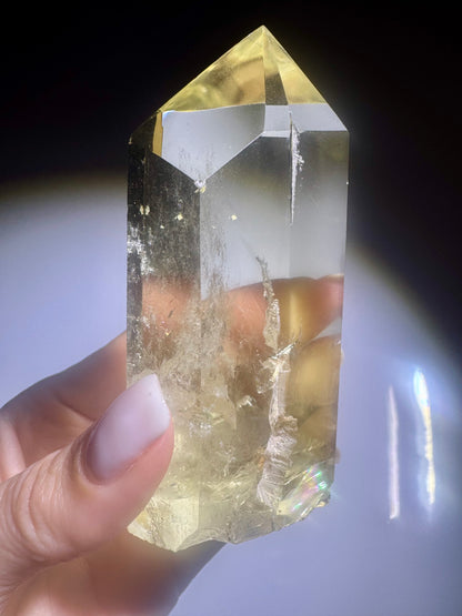 Citrine Point (extra clear) - 9cm, 221g