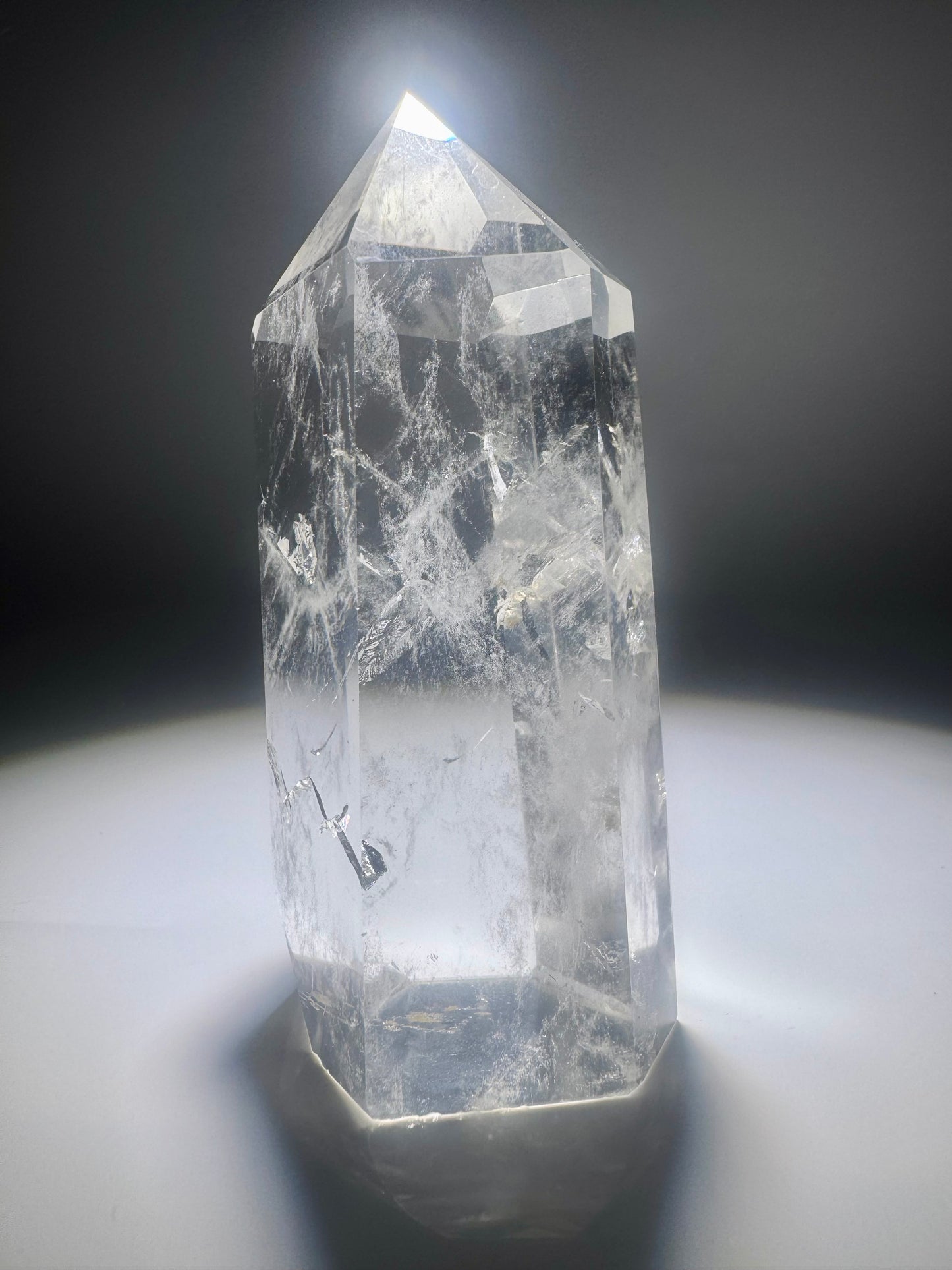 Bergkristall Spitze aus Brasilien 10 cm – Kristall kaufen Schweiz