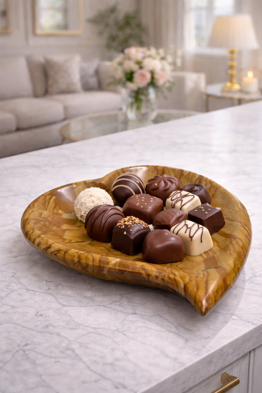 Picture Jasper-Schale in Herzform 🤎