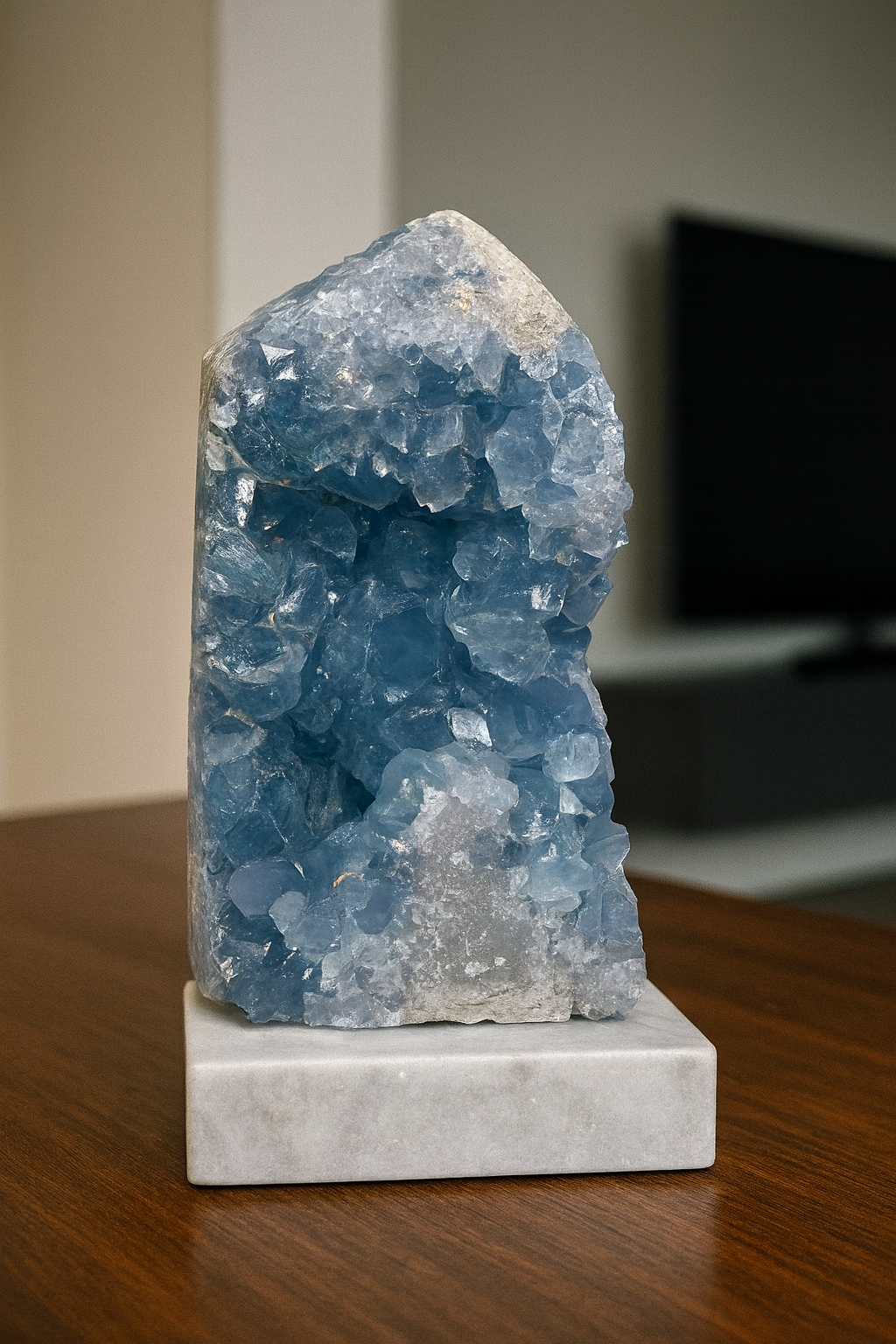 Madagaskar Celestin 13 cm – handverlesener Edelstein in Top-Qualität