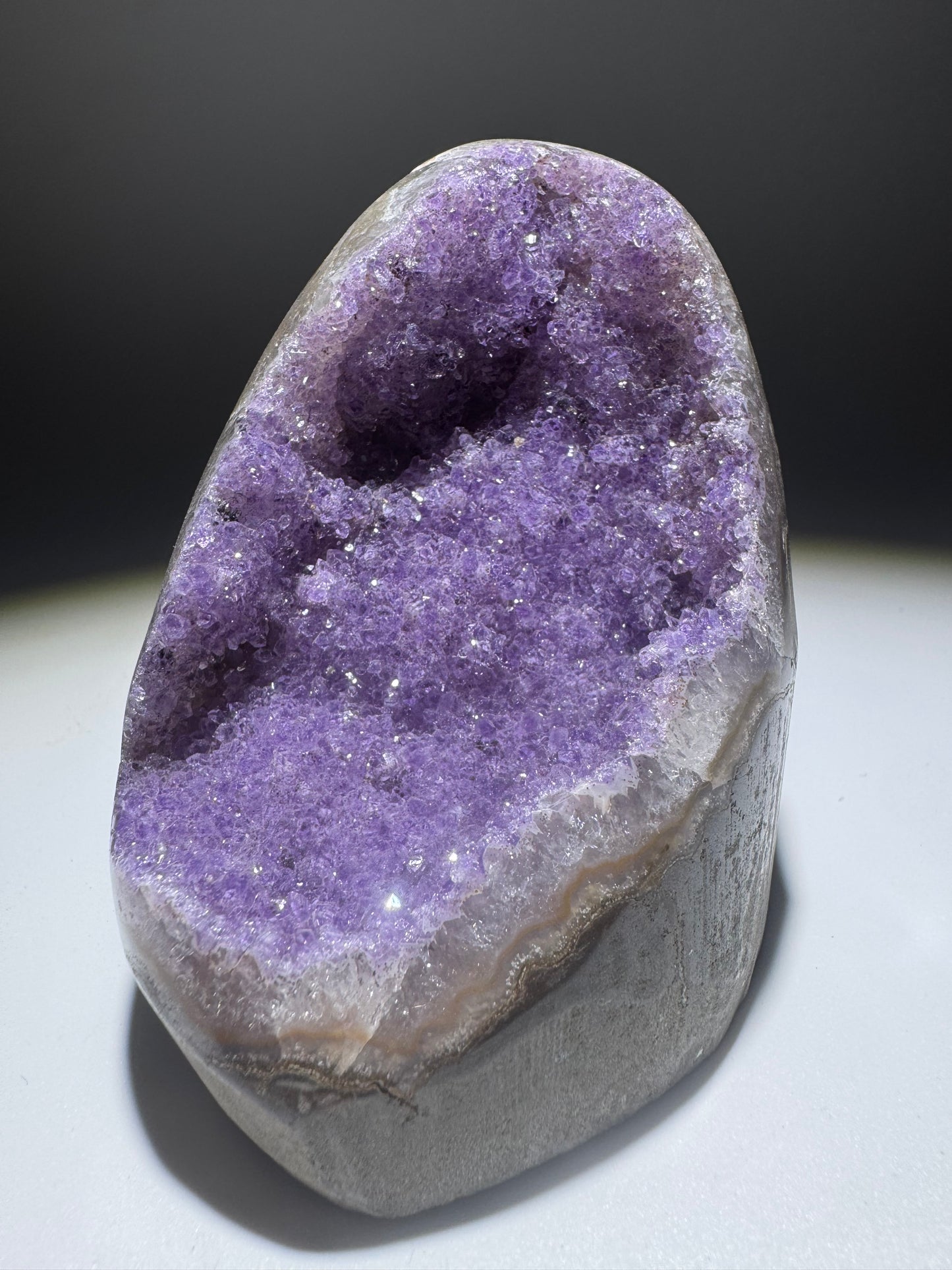 Rainbow Amethyst Cutbase - 7.5cm, 372g