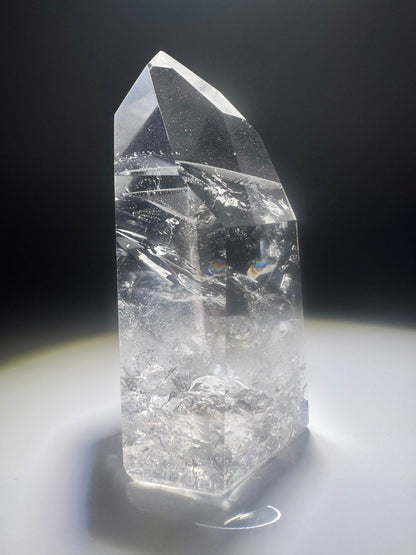Sehr klare Bergkristall Spitze - 9cm, 198g