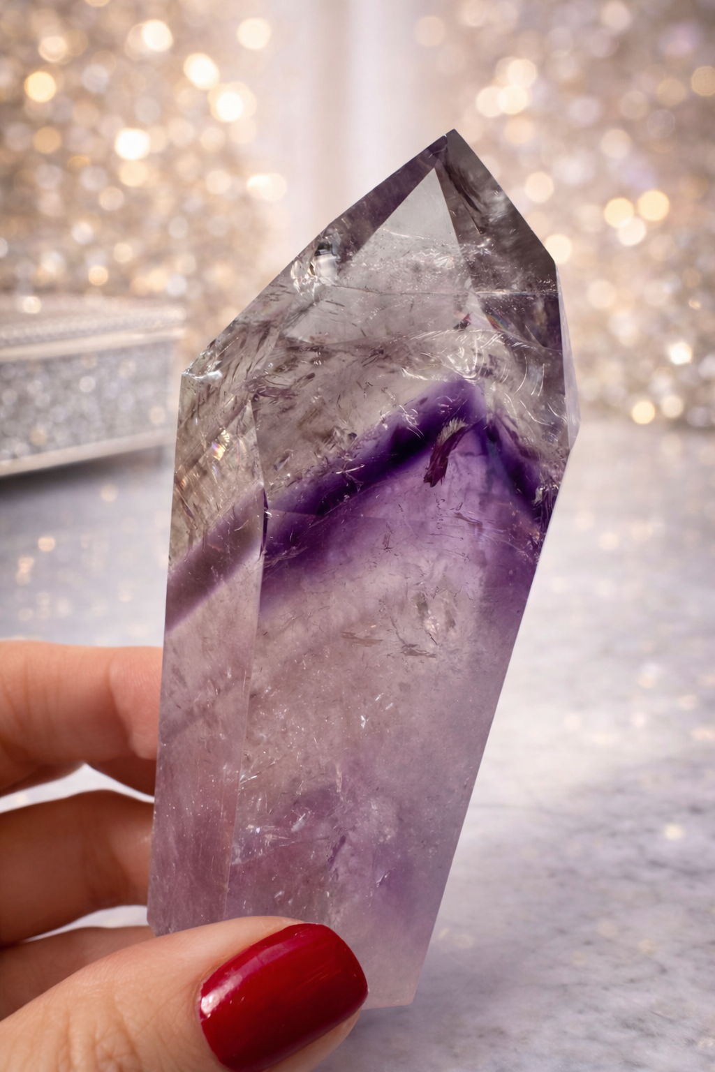 Phantom Amethyst (ultra klar) 💜 - 9.3cm, 168g