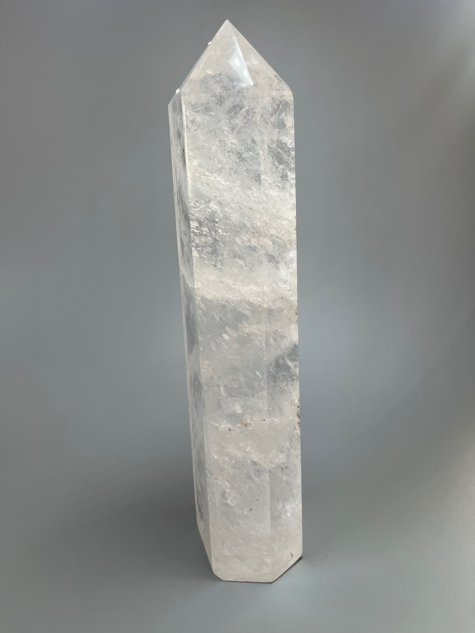 Riesige Bergkristall Spitze 29 cm 1.99 kg | 1A-Qualität extra klarer Quarz aus Brasilien