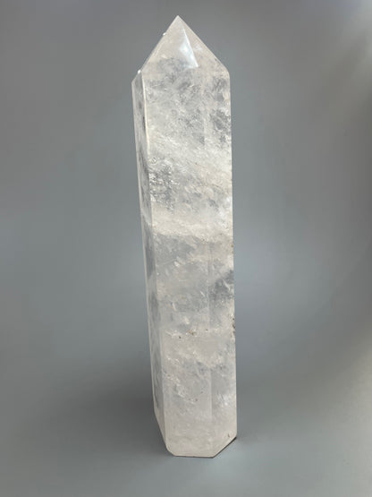 Riesige Bergkristall Spitze 29 cm 1.99 kg | 1A-Qualität extra klarer Quarz aus Brasilien