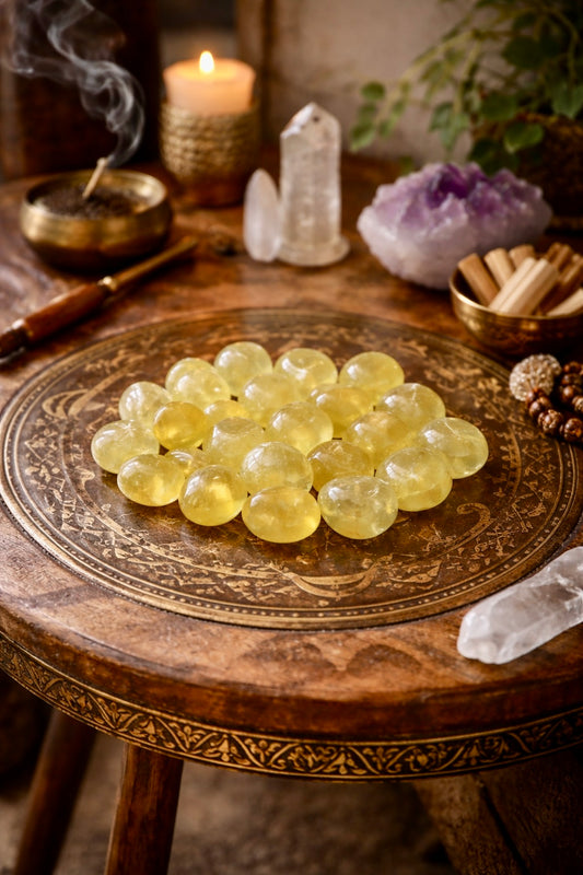 Citrin Trommelsteine ca. 2cm – Sonnenenergie, Lebensfreude & Fülle