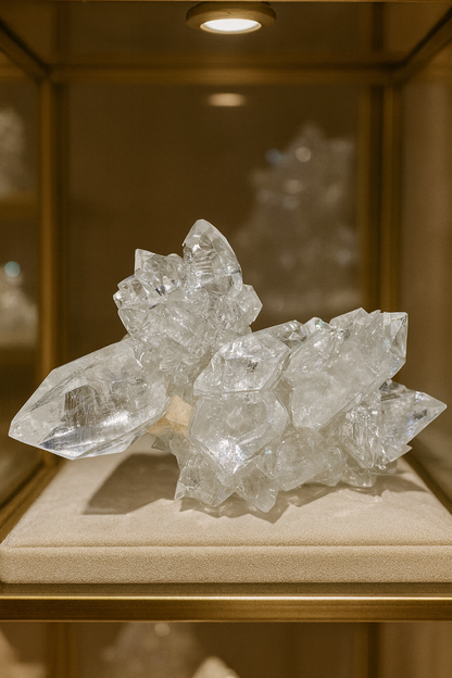 Diamond Apophyllite – Glasklares Traumstück in Museumsqualität 💎