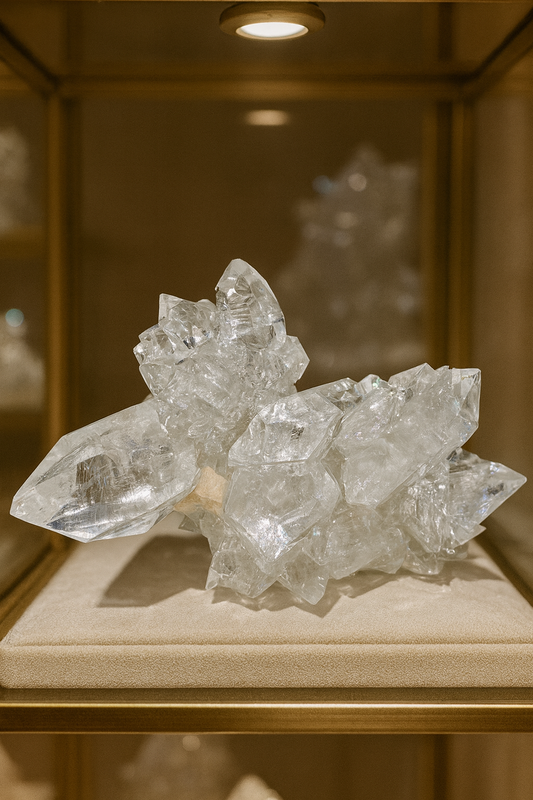 Diamond Apophyllite – Glasklares Traumstück in Museumsqualität 💎