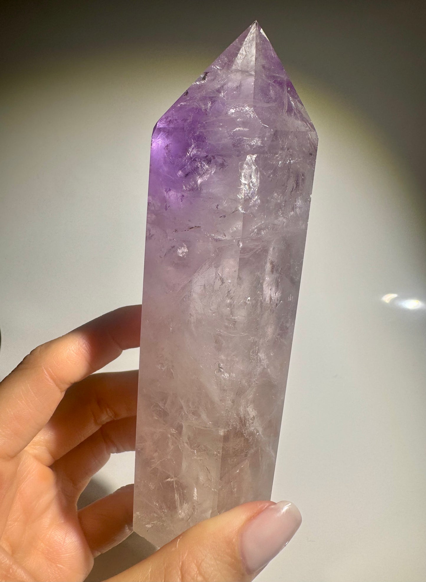 Amethyst Spitze - 14cm, 402g