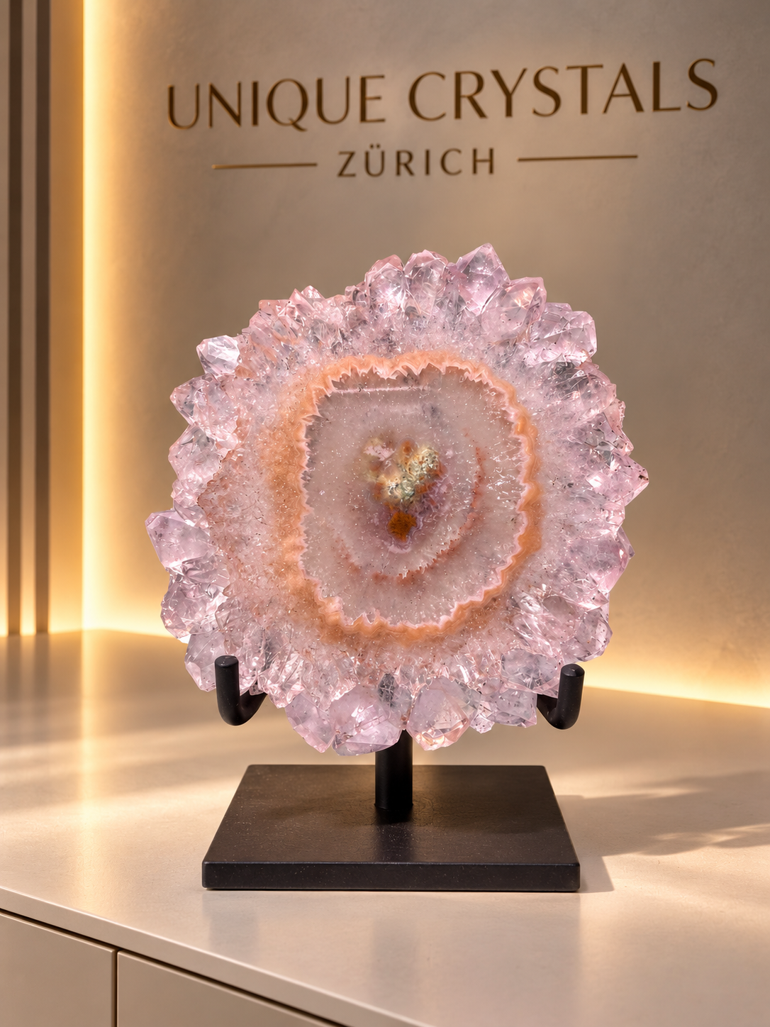 Amethyst-Blüten Premium Qualität – symmetrische Stalaktiten aus Uruguay