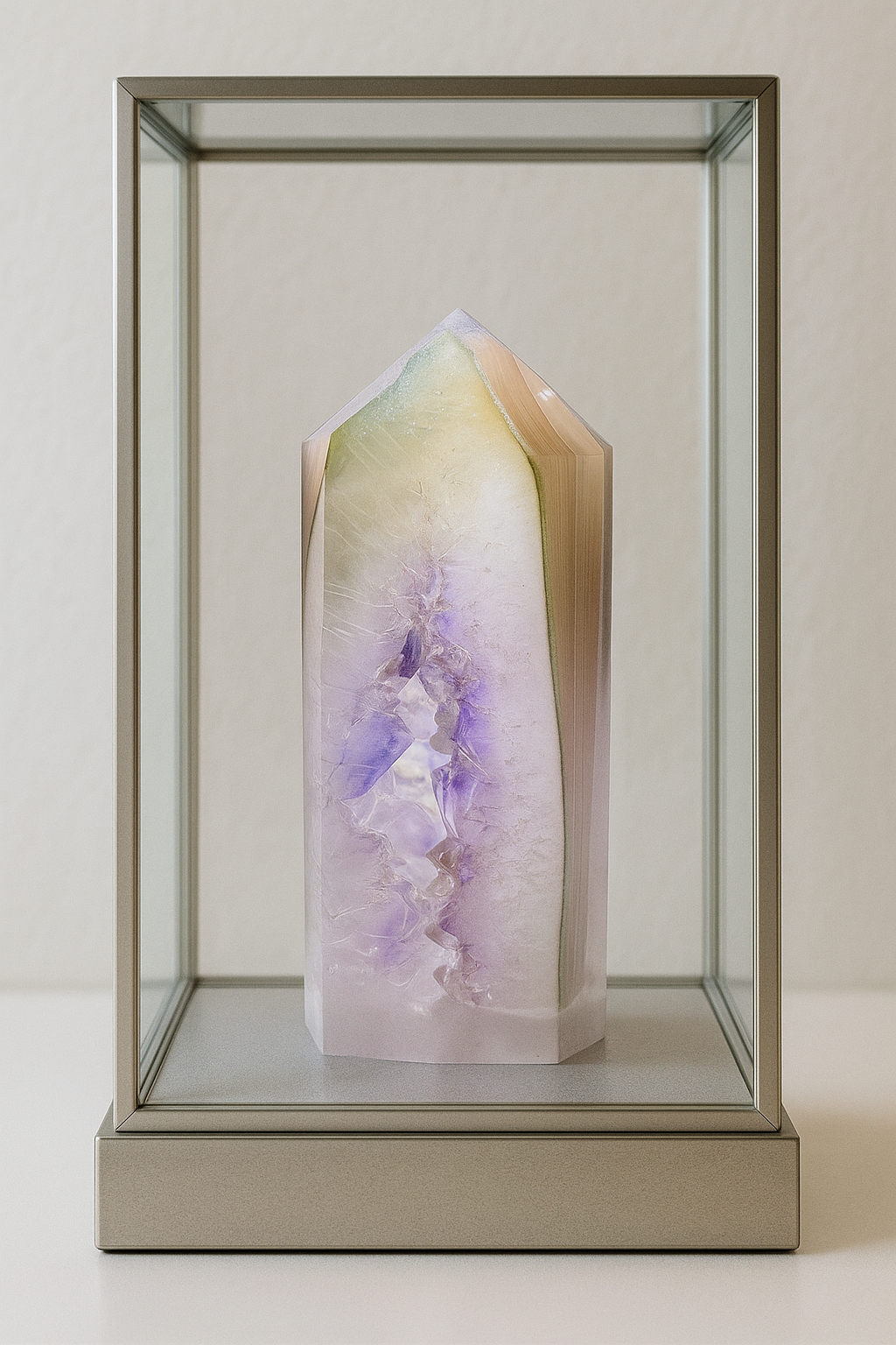 Amethyst Druse kaufen Handverlesene Spitze 6.1 cm aus Uruguay 