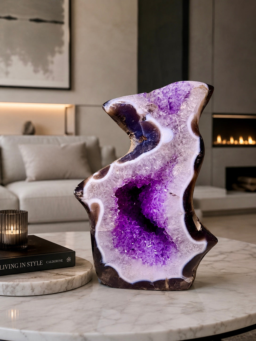 Amethyst Freeform Uruguay Tiefviolett – 31 cm | UNIQUE CRYSTALS