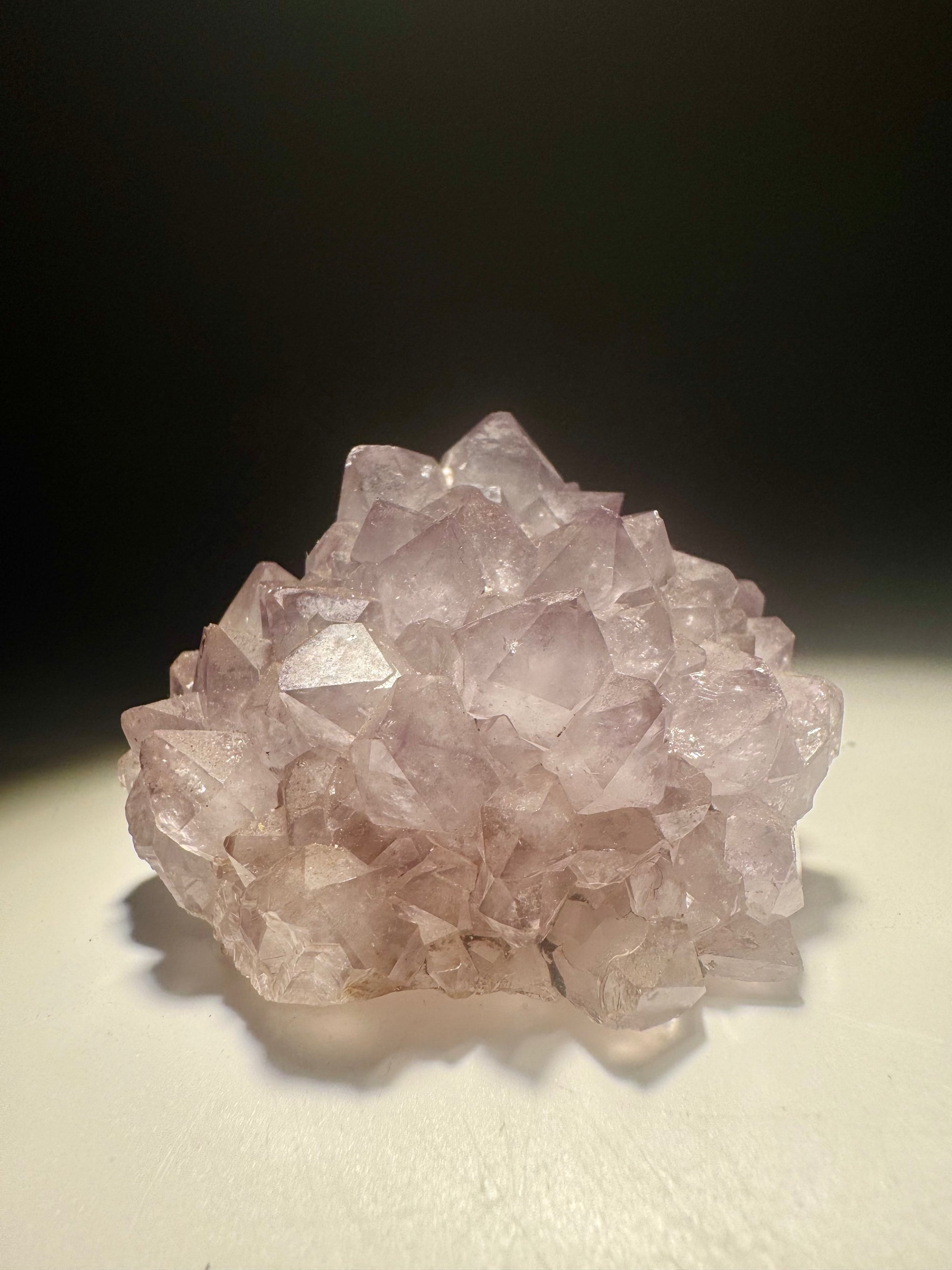 Amethyst Stalaktit Blüte 5,5 cm – fliederfarbene Spitzen in perfekter Symmetrie aus Uruguay