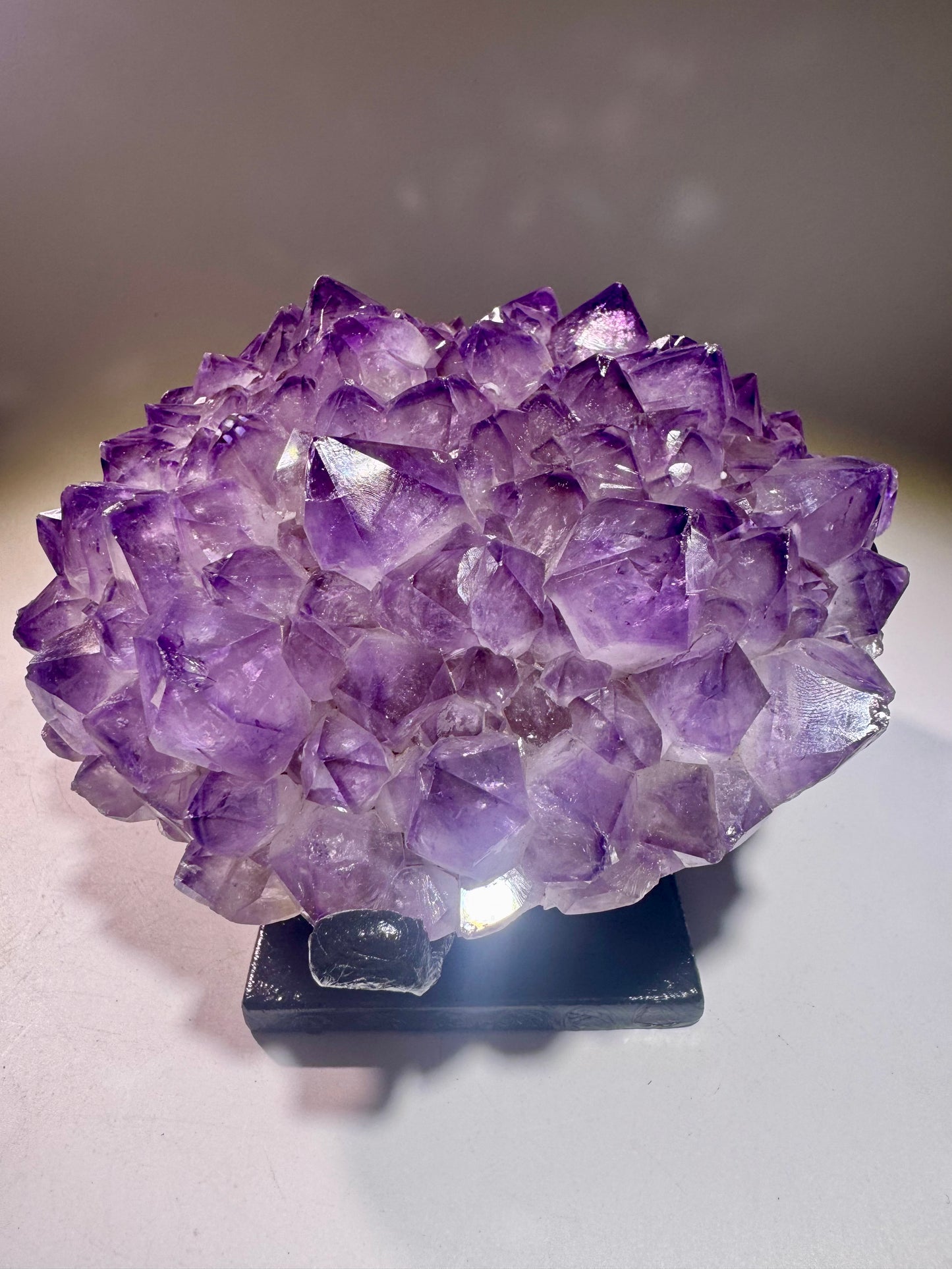Amethyst Stalaktit Blüte aus Uruguay – Edelstein Unikat 14.5cm, 1.42kg