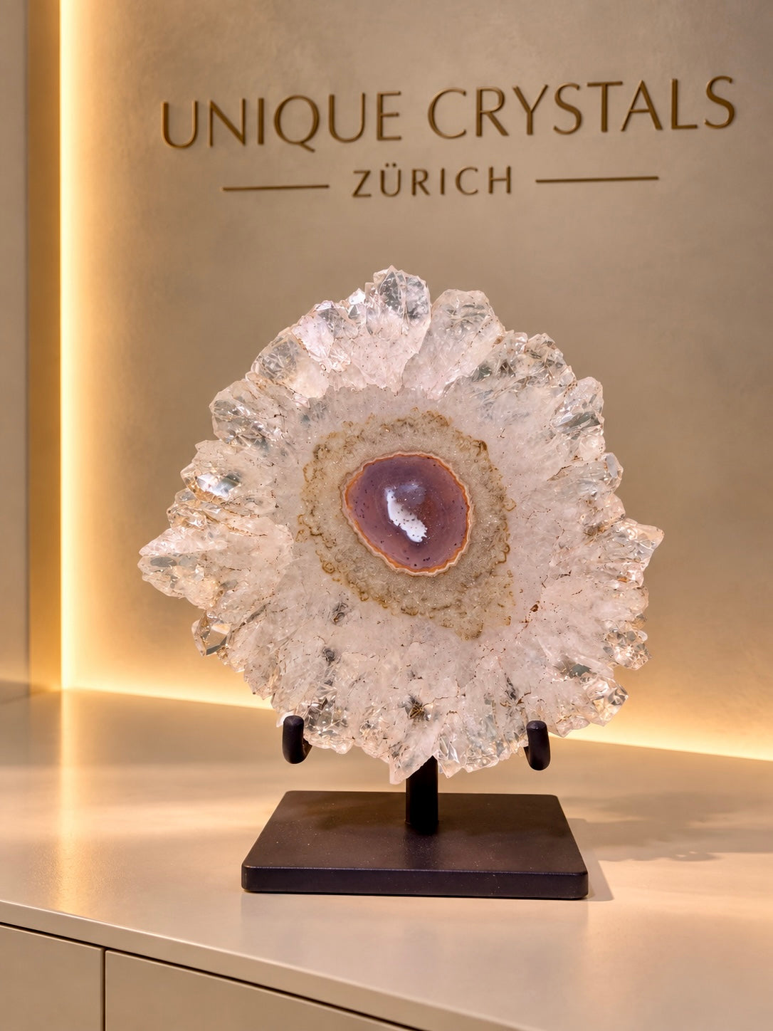 Amethyst Stalaktit Blumen – 5 natürliche Premium Unikate aus Uruguay