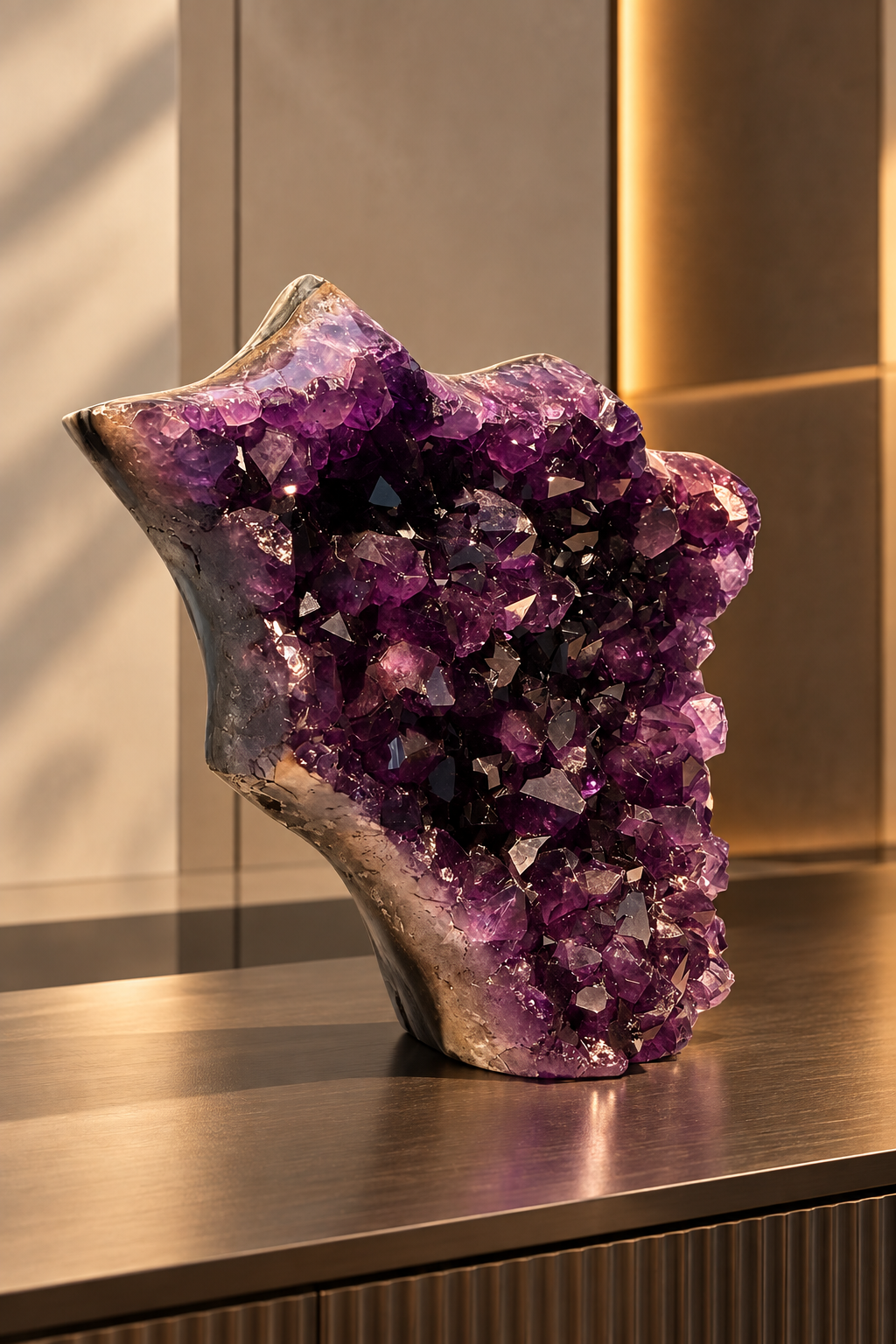 Amethyst Stern Druse Premium Qualität – 11 cm, ca. 610 g