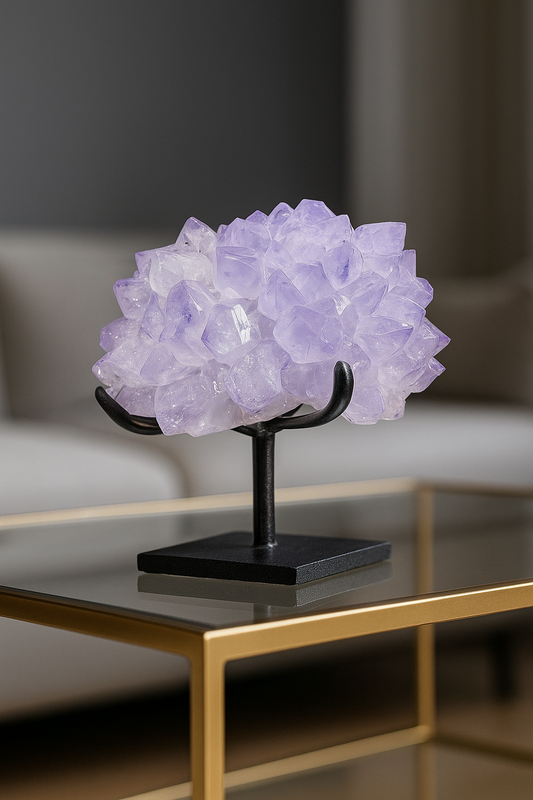 Amethystblüte 10,4 cm Uruguay – Premium Kristall aus Uruguay