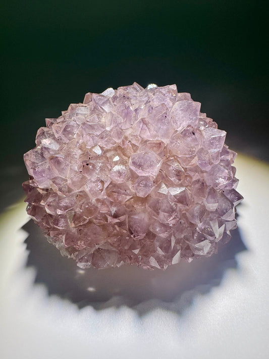 Amethystblüte mit klaren, perfekt geformten Spitzen aus Uruguay – 8 cm, 352 g